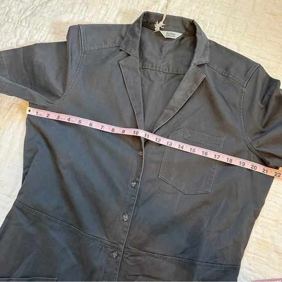 Bridge & Burn The Lou Utility Jumpsuit NWT NEW Large Slate - Picture 8 of 13